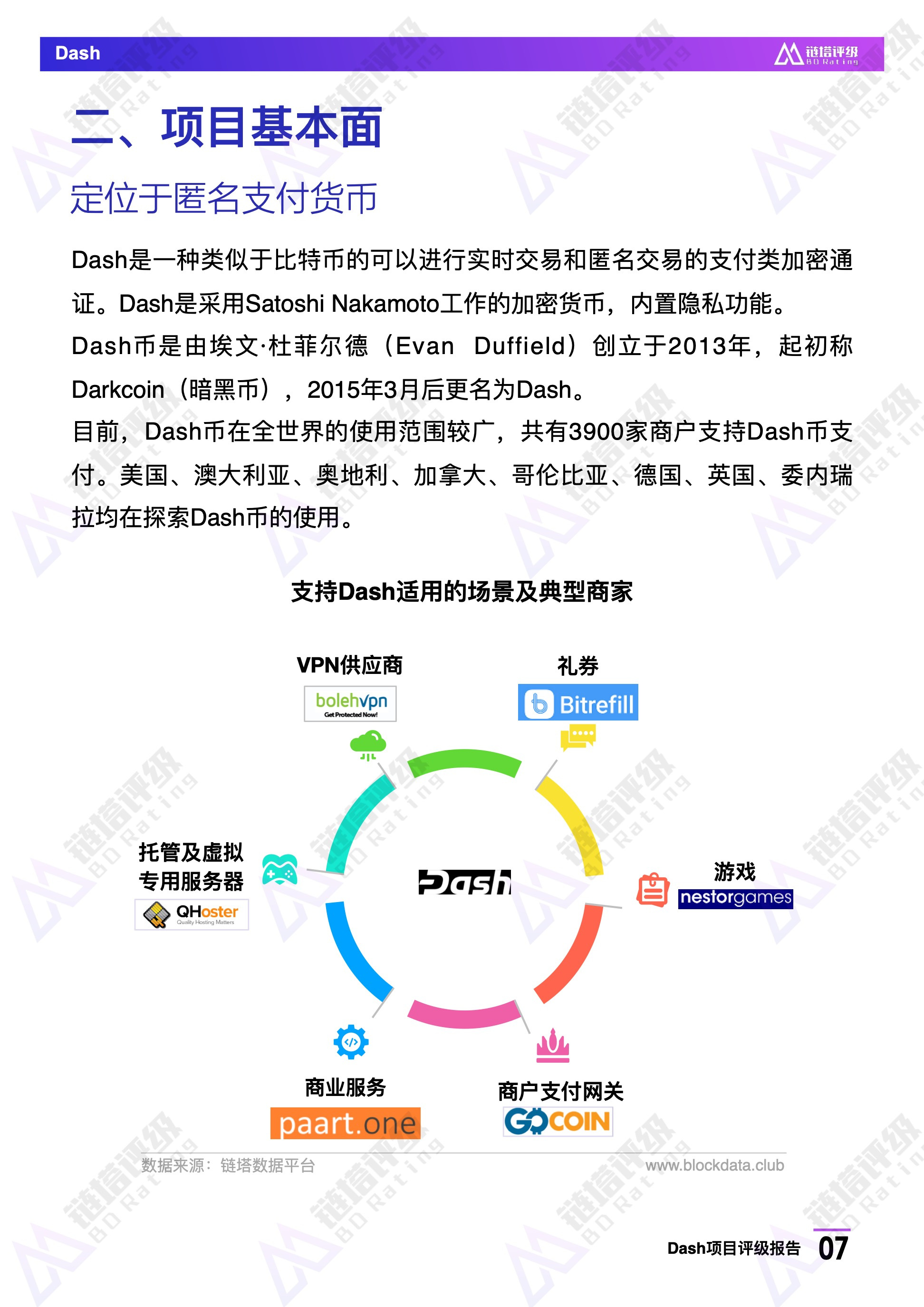 Dash项目评级报告：BB级，热门匿名币暂未披露项目新路线图｜链塔评级配图(8)