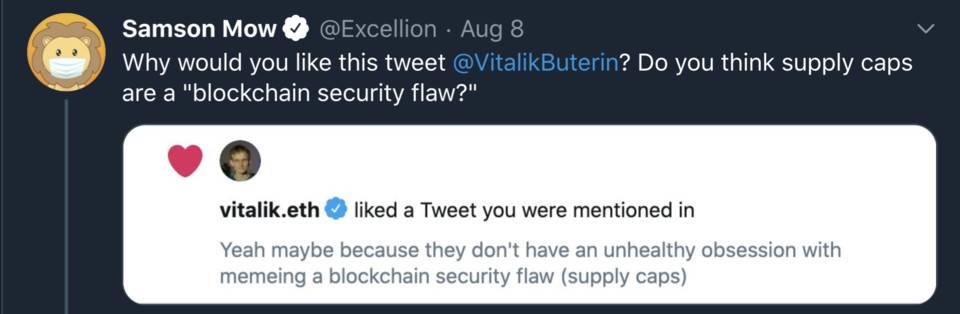 比特币与以太坊的口舌之争：Vitalik Buterin 对线 Samson Mow 激辩流通量话题配图(2)