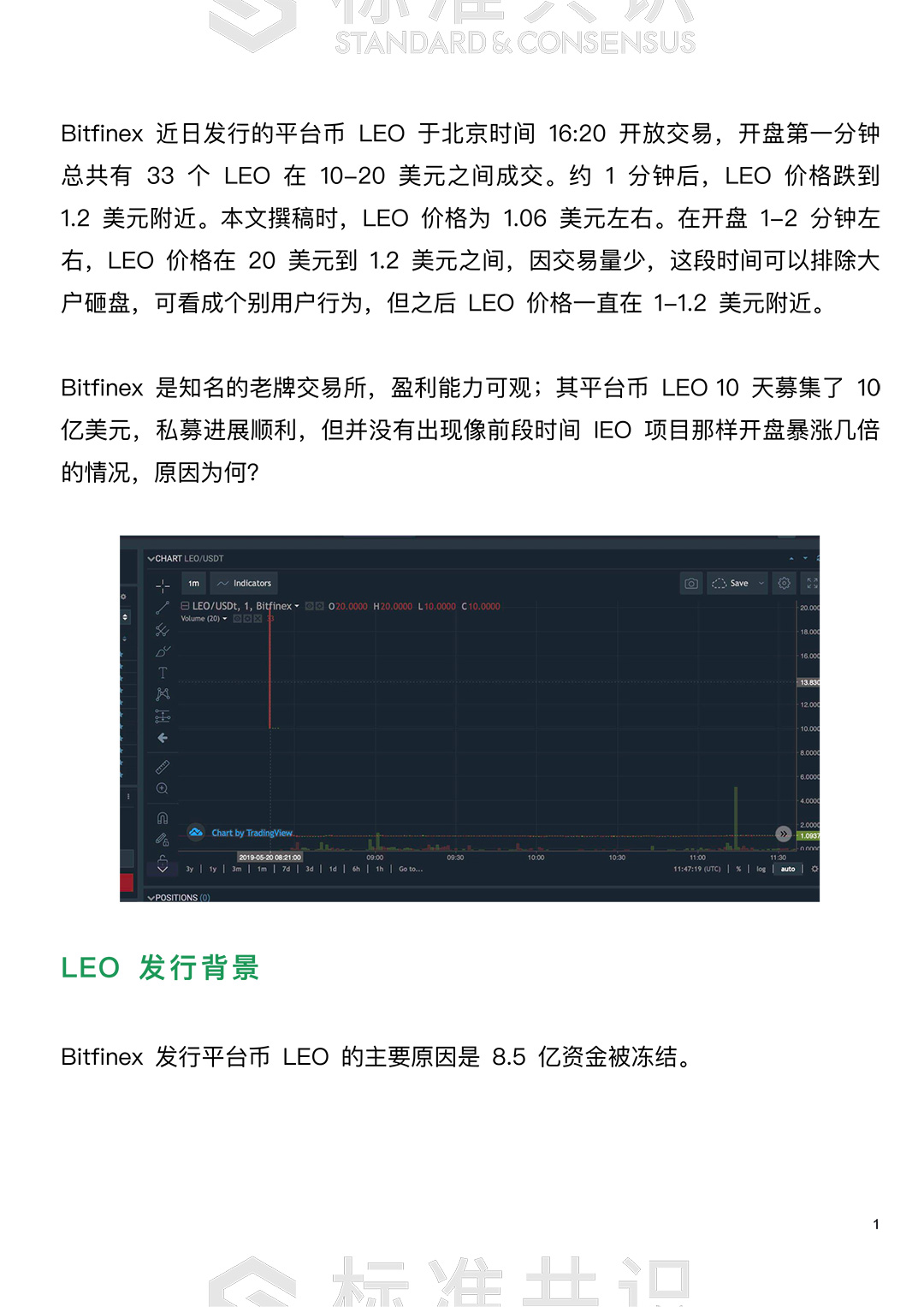 私募顺利，开盘冷清，LEO 为何不及预期？｜标准共识配图(2)