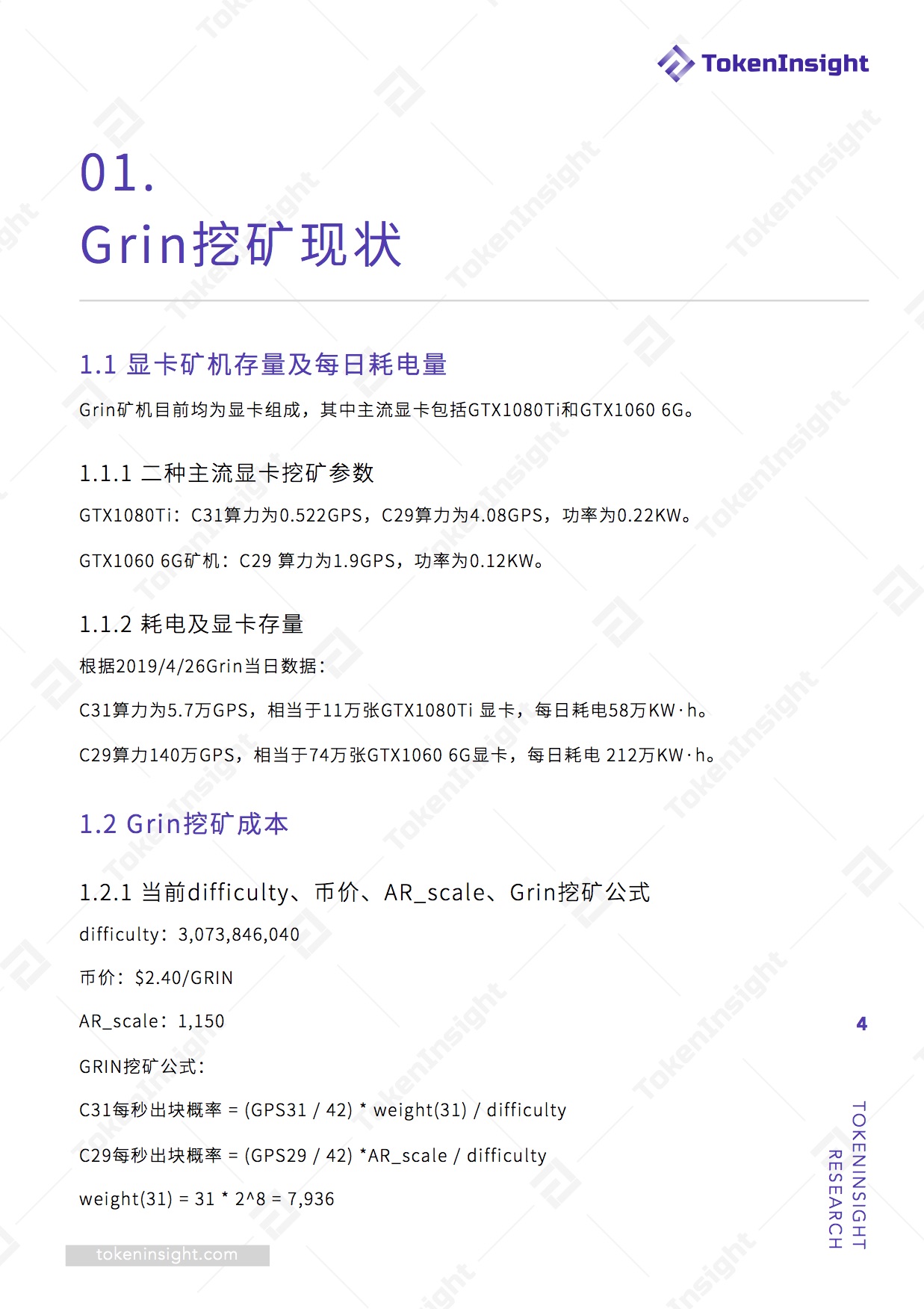 Grin矿机投资可行性分析报告 | TokenInsight配图(4)